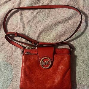 Michael Kors Vibrant Red Crossbody Bag